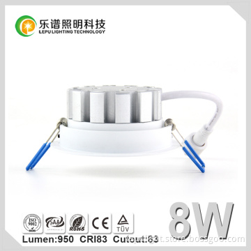 viking dimmable 8w cutout 83mm 2700k/3000k/4000k IP44 83Ra led downlight
